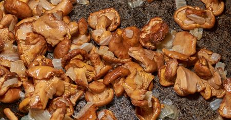 Dodaję odrobinę pod koniec smażenia kurek. Świetnie podbija i wyciąga smak tych grzybów