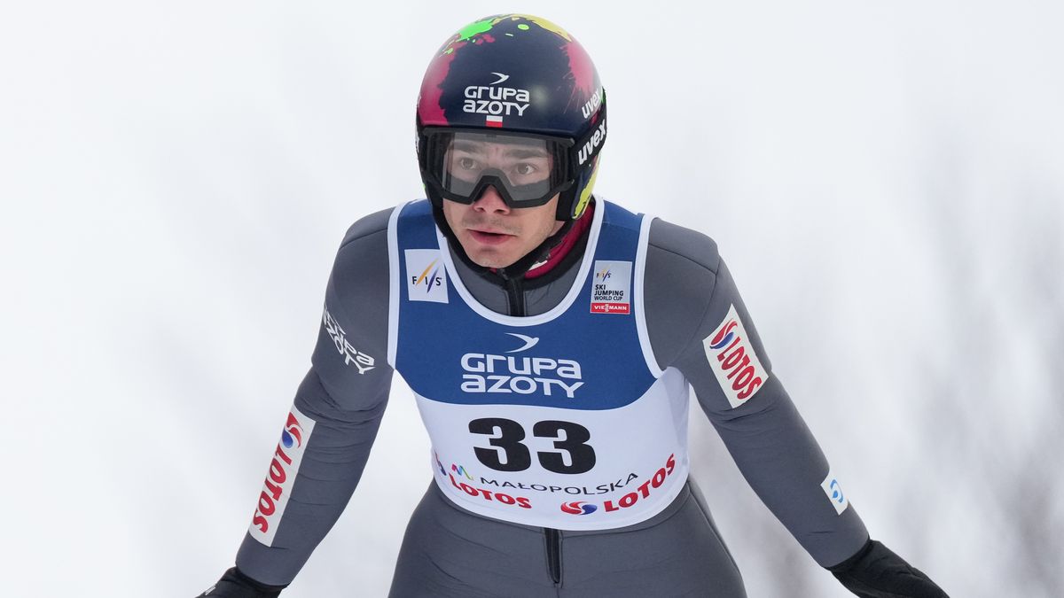 Jakub Wolny (POL) during the individual competition for FIS Ski Jumping World Cup In Zakopane, Poland, on January 17, 2022. (Photo by Foto Olimpik/NurPhoto via Getty Images)