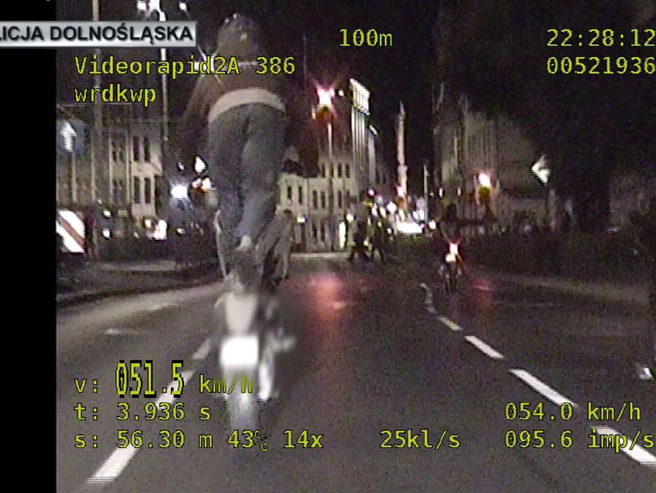 Wrocław: Motocyklista ukarany za akrobacje na ulicy. Jego maszyna trafiła na policyjny parking