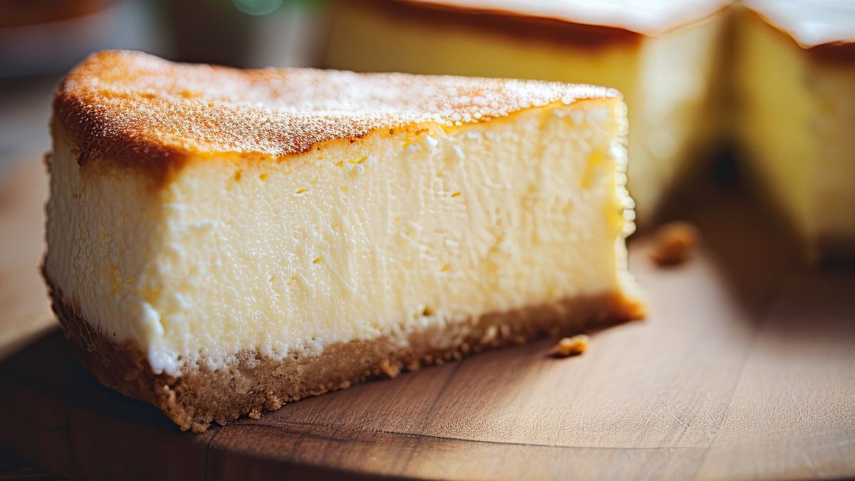 Aksamitny sernik na jogurcie greckim