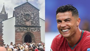 TŁUMY pod katedrą na Maderze. Myśleli, że przyszli na ślub Ronaldo i Georginy, a tam... INNA PARA. Cristiano ROZBAWIONY (FOTO)