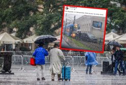 Tramwaj zderzył się z osobówką w Krakowie. Są ranni