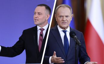 Spór między Nawrockim a Tuskiem. Niemiecka prasa komentuje