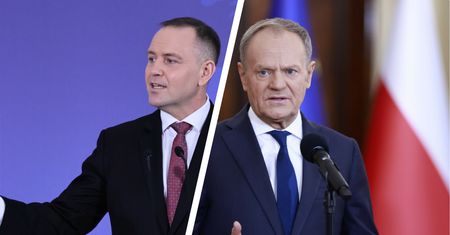 Spór między Nawrockim a Tuskiem. Niemiecka prasa komentuje