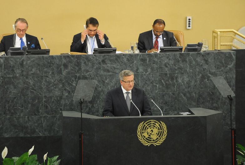 Komorowski oskarża mocarstwa. "Syria obnażyła nieskuteczność ONZ"