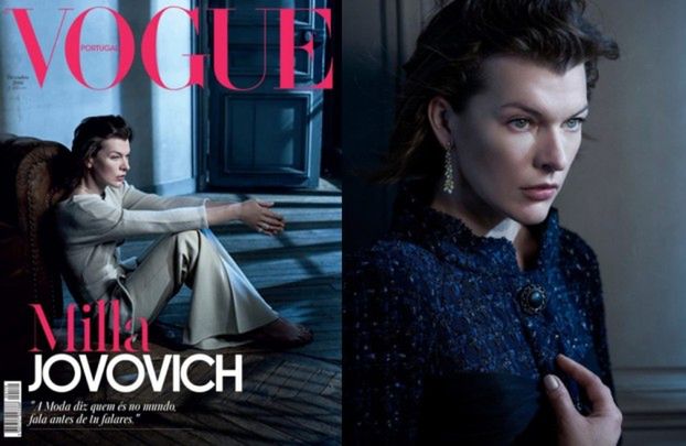 Milla Jovovich pozuje dla "Vogue'a"