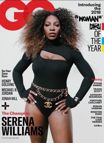 Serena Williams na okładce magazynu "GQ". Fot. Twitter/GQMagazine