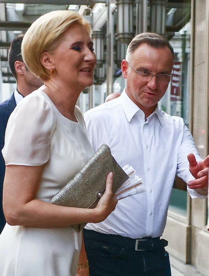 Andrzej i Agata Dudowie w Waszyngtonie 