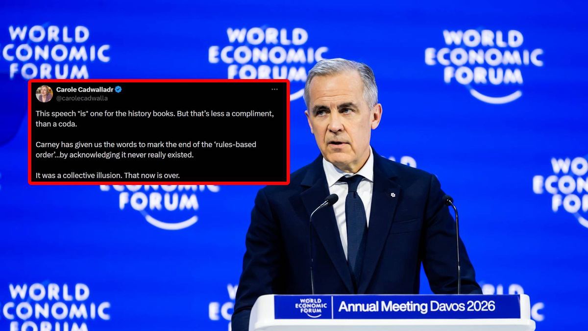 Mark Carney / wpis Carole Cadwalladr