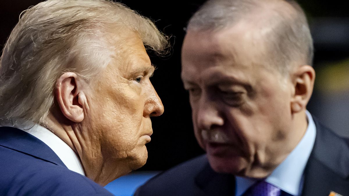 Recep Tayyip Erdogan (R) i Donald J. Trump