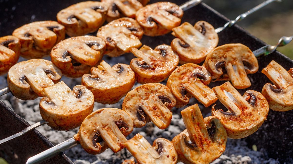 Pieczarki na grilla w nietypowym wydaniu