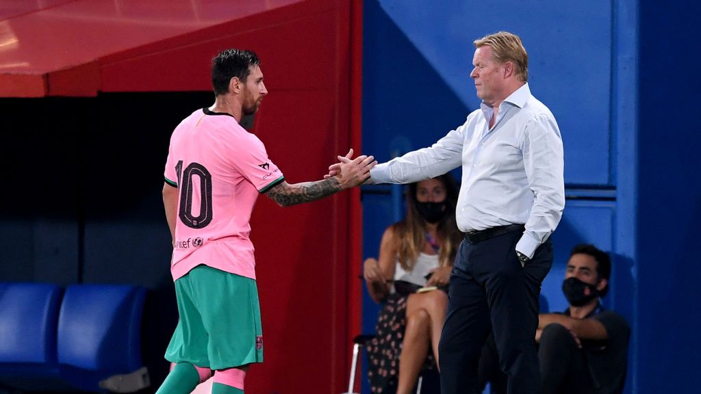 Zdjęcie okładkowe artykułu: Getty Images / David Ramos / Na zdjęciu od lewej: Lionel Messi i Ronald Koeman