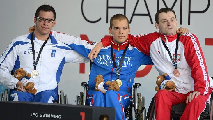Jacek Czech (z prawej) zdobył brązowy medal podczas MŚ w Montrealu