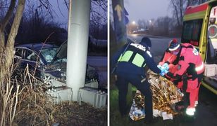 Tajemniczy wypadek przed świtem. Przedstawił się i osunął się na ziemie