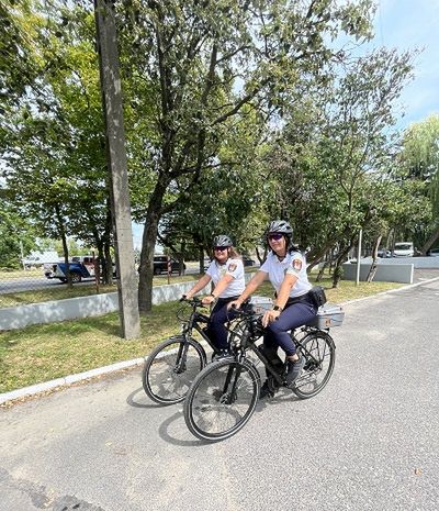 Patrole rowerowe płockiej Straży Miejskiej