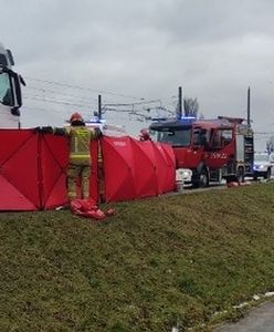 Ogromna tragedia w Częstochowie. Ciężarówka ciągnęła pieszego przez kilkaset metrów