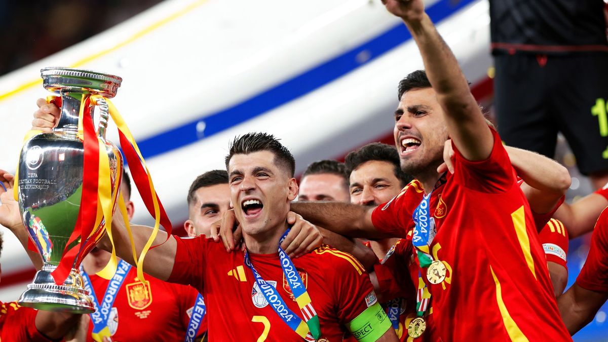 Getty Images / Eric Verhoeven/Soccrates / Na zdjęciu: Alvaro Morata i Rodri