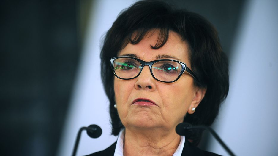 Warszawa, 26.05.2020. Marszalek Sejmu Elzbieta Witek zlozyla oswiadczenia na temat sytuacji w Senacie w zwiazku z wyborami prezydenckimi, SnÃ­mek: 522506510, Licence: Rights-managed, Restrikce: , Model Release: no, Credit: Adam Chelstowski / Forum