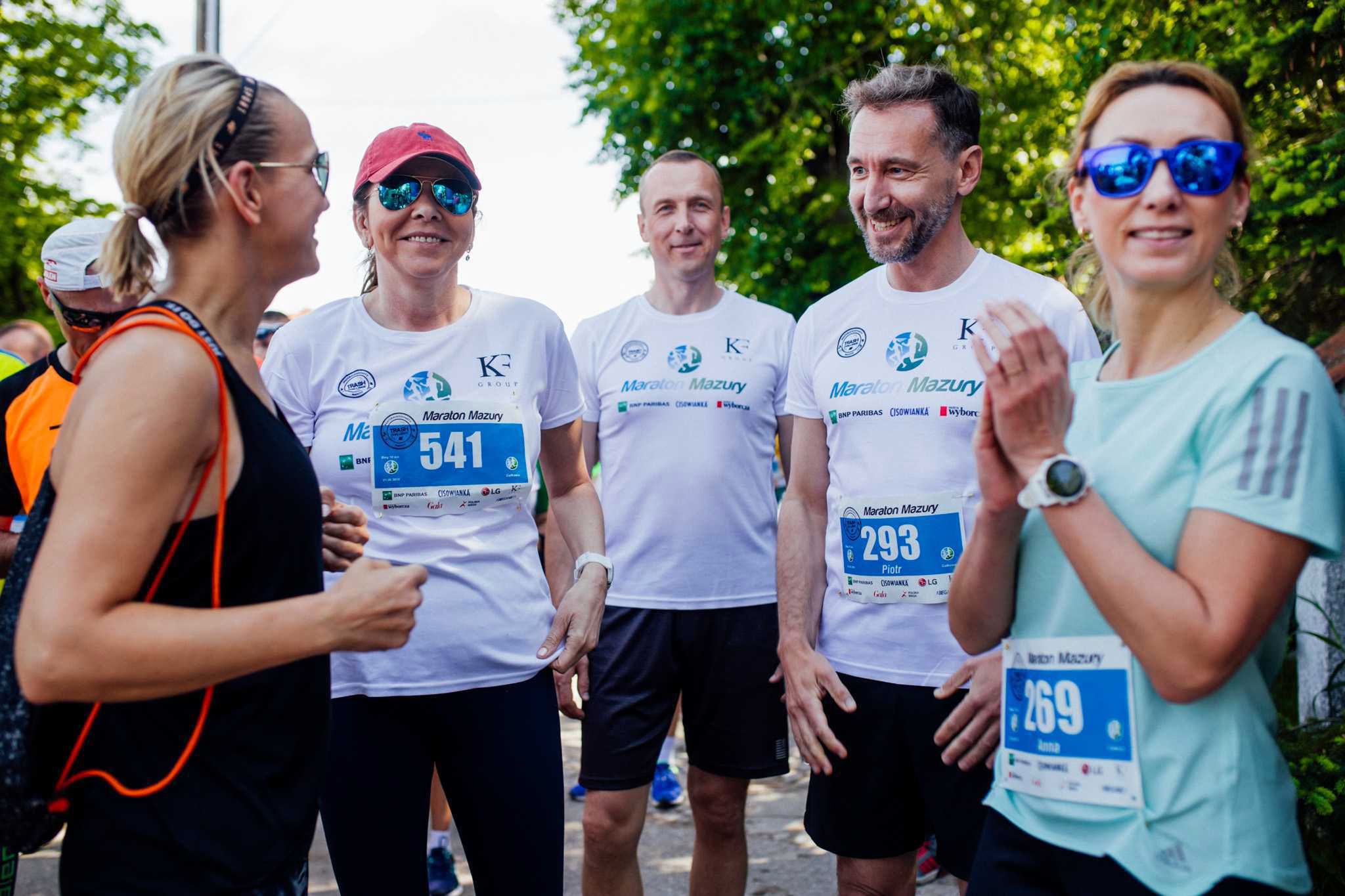 Dziennikarze pobiegli w specjalnej kategorii - Maraton Mazury i Bieg Szlakiem Krutyni