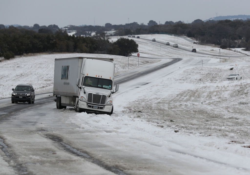 Zima spowodowała wiele spustoszeń w stanie Teksas