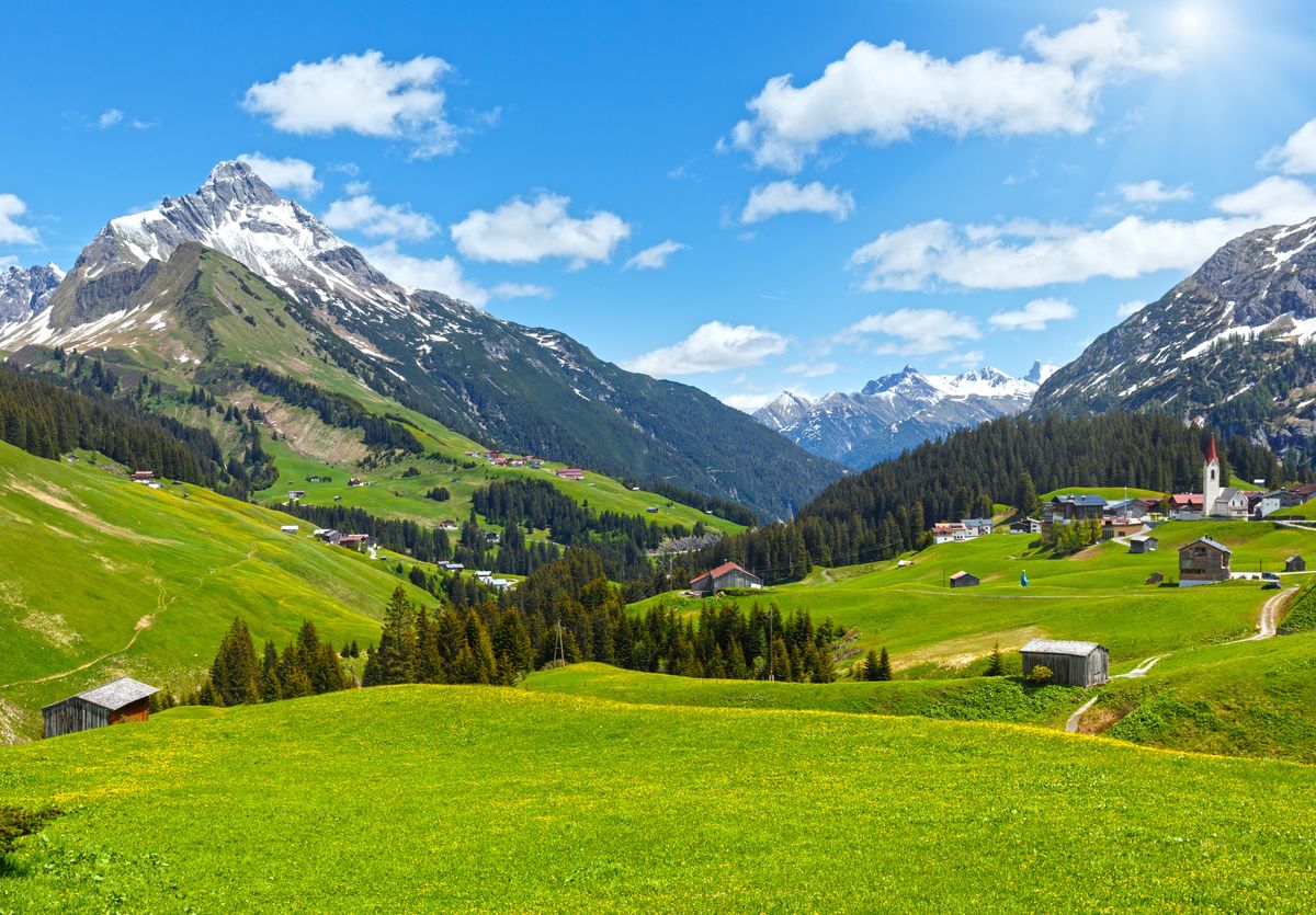 Vorarlberg to najbardziej wysunięty na zachód kraj związkowy w Austrii