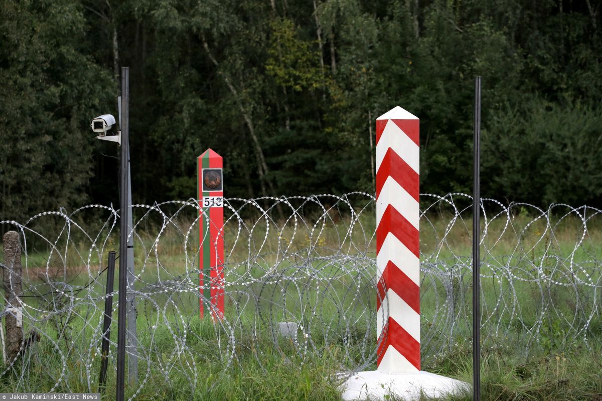 Mur na granicy polsko-białoruskiej. Sejm zdecydował. Zdjęcie sprzed wprowadzenia stanu wyjątkowego 