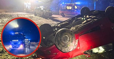 Nocna kolizja w Młynarach. 19-letni kierowca stracił prawo jazdy