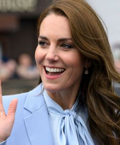 Kate Middleton nie zadziera nosa. Księżna w żakiecie z wyprzedaży