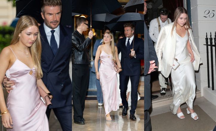 Harper Beckham zmierza z rodziną na pokaz Victorii