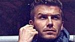 David Beckham z wytatuowanym przedramieniem