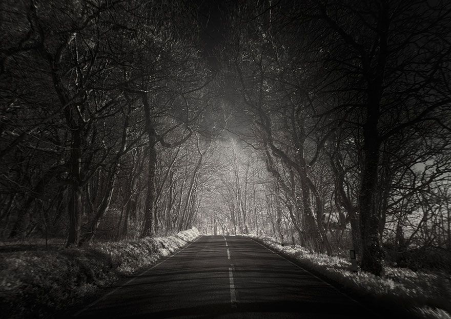 Ponure i tajemnicze drogi sfotografowane w różnych zakątkach świata 7