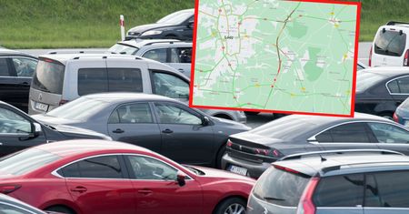 Korki po wypadku na A1. Zator miał kilka kilometrów