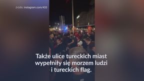 #dziejesiewsporcie: Turcy oszaleli po awansie piłkarzy