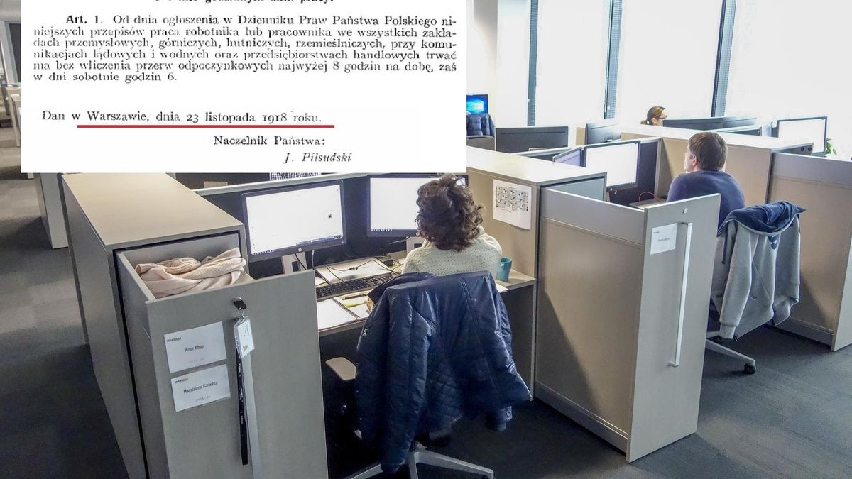 100. rocznica wprowadzenia 8-godzinnego dnia pracy