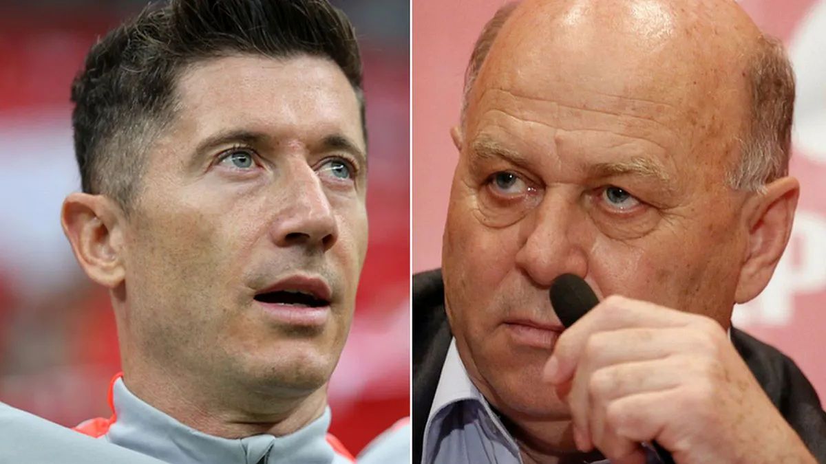 WP SportoweFakty / Mateusz Czarnecki / Na zdjęciu: Robert Lewandowski i Grzegorz Lato