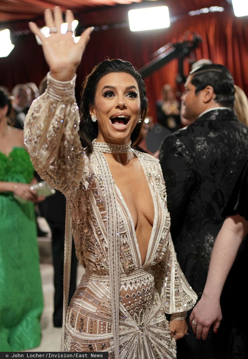 Eva Longoria na szampańskim dywanie