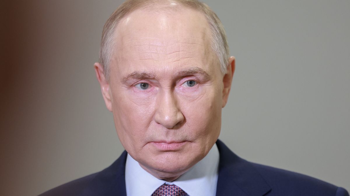 Russian President Vladimir Putin attends the sidelines of the Russian Geographical Society congress in Moscow, Russia, 23 October 2025. EPA/ALEXANDER SHERBAK / SPUTNIK / KREMLIN POOL MANDATORY CREDIT Dostawca: PAP/EPA.