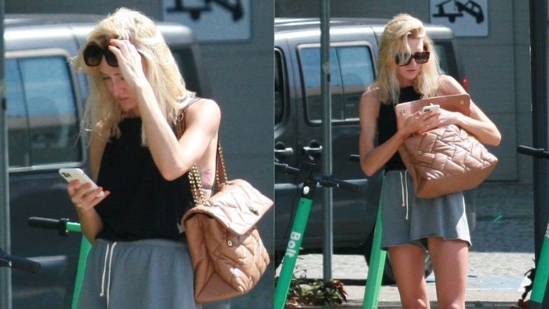 Bartosz Kurek w towarzystwie żony mknie hulajnogą po Sopocie i raczy się zimnym trunkiem