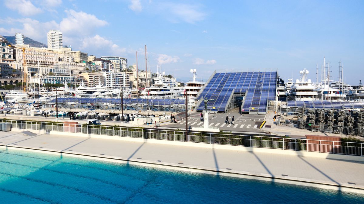 Zdjęcie okładkowe artykułu: Twitter / ACM Monaco / Na zdjęciu: budowa toru F1 w Monako