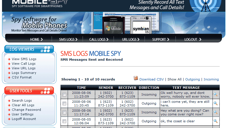 Mobile Spy, czyli pełna kontrola nad iPhonem 1