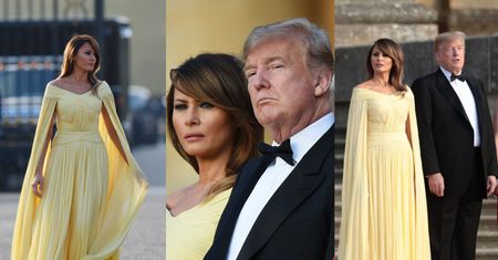 Piękna i Bestia na salonach, czyli Donald i Melania Trump odwiedzili premier Wielkiej Brytanii (ZDJĘCIA)