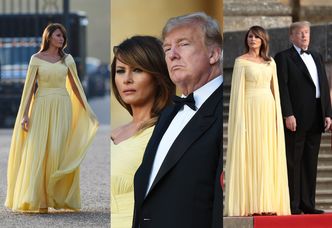 Piękna i Bestia na salonach, czyli Donald i Melania Trump odwiedzili premier Wielkiej Brytanii (ZDJĘCIA)