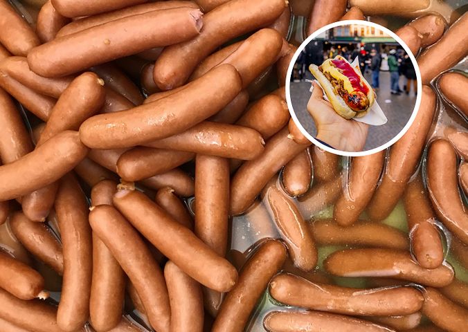 Pod lupę wzięli kiełbaski do hot-dogów. Woda, skórki wieprzowe i skrobia modyfikowana