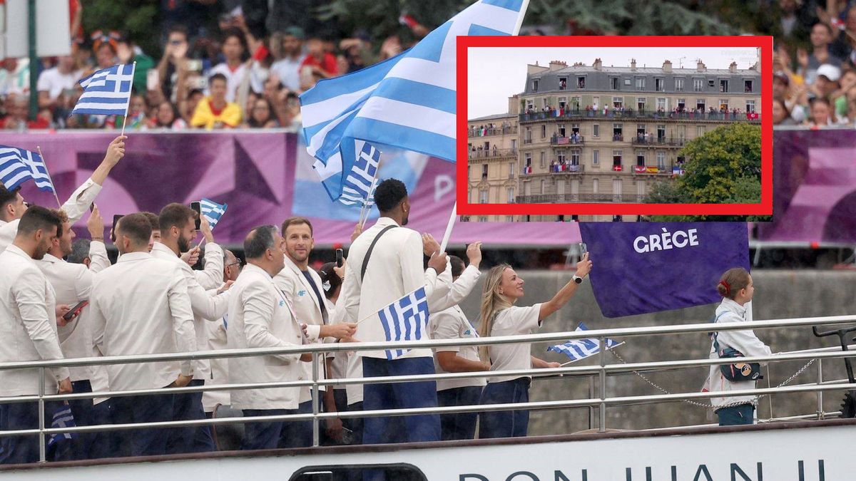 Zdjęcie okładkowe artykułu: Getty Images /  Kevin C. Cox/ X TVP Sport / Na dużym zdjęciu ceremonia otwarcia, na małym kibice w oknach kamienic