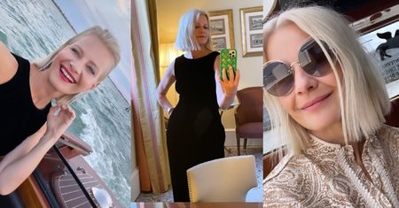 WYSTROJONA Małgorzata Kożuchowska relacjonuje "LA DOLCE VITA" w Wenecji (ZDJĘCIA)