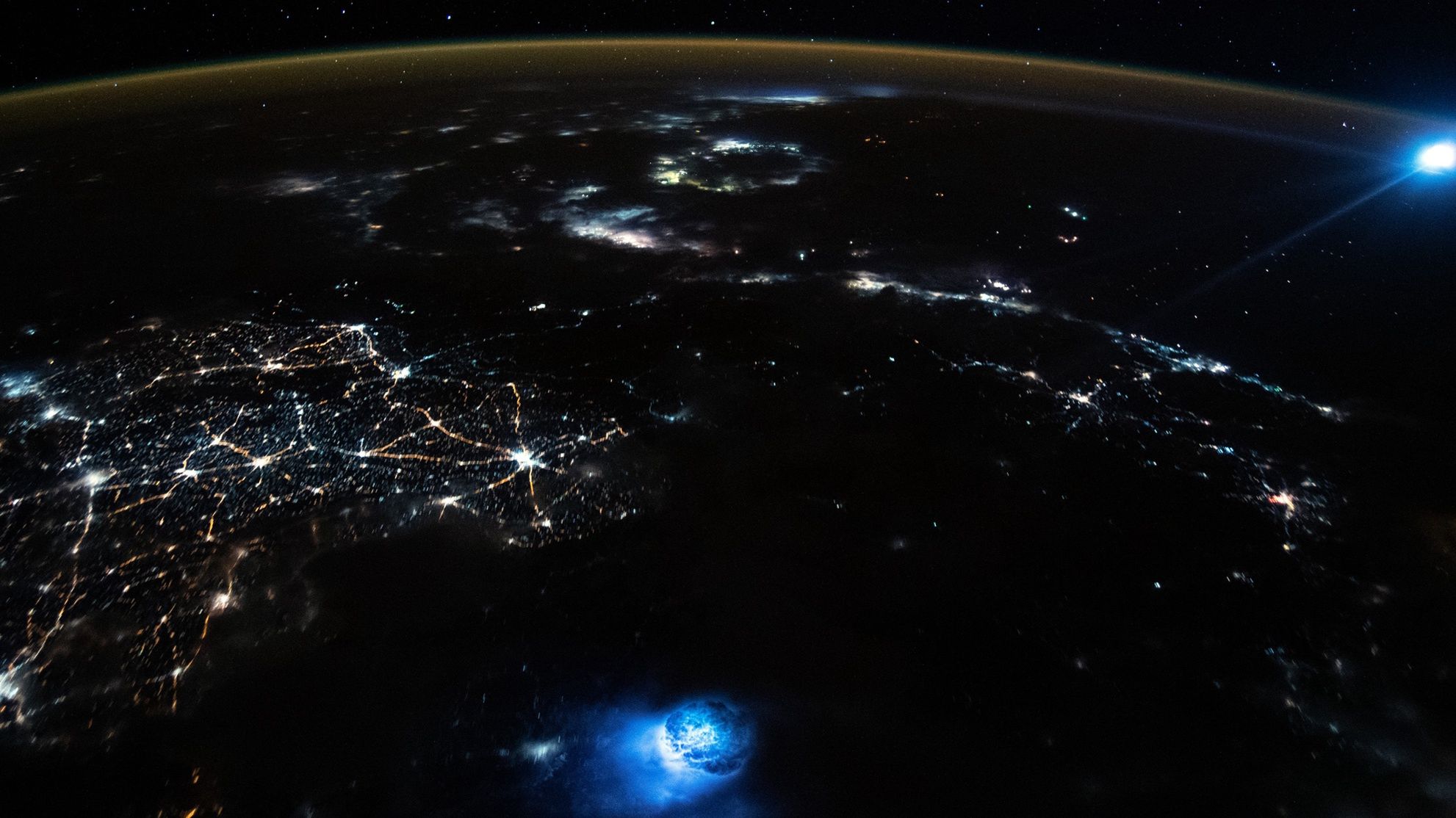 Zdjęcie NASA wykonane z ISS