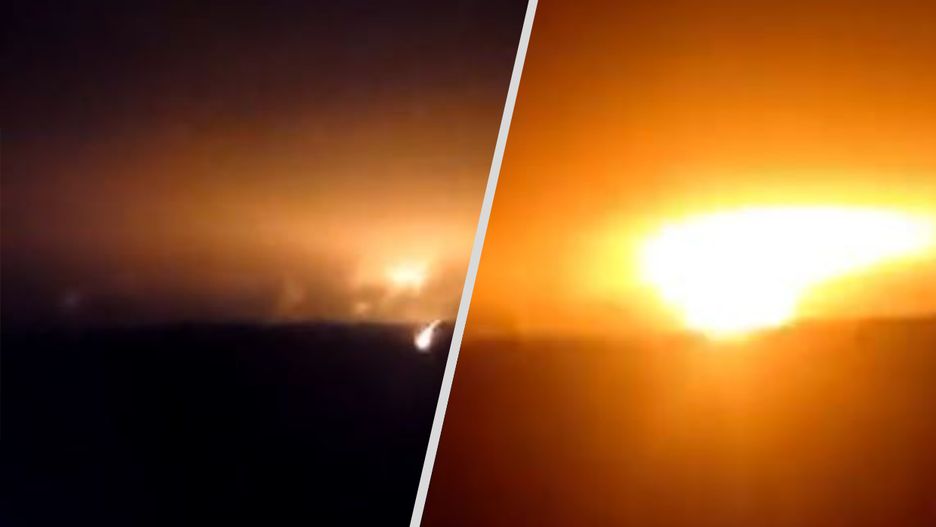 Nocny nalot dronów na Kijów