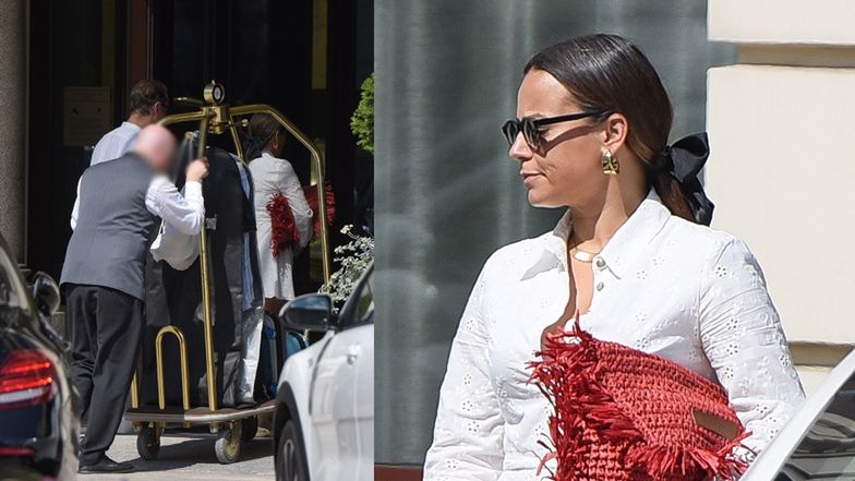 Anna Mucha relaksuje się w drogim hotelu 