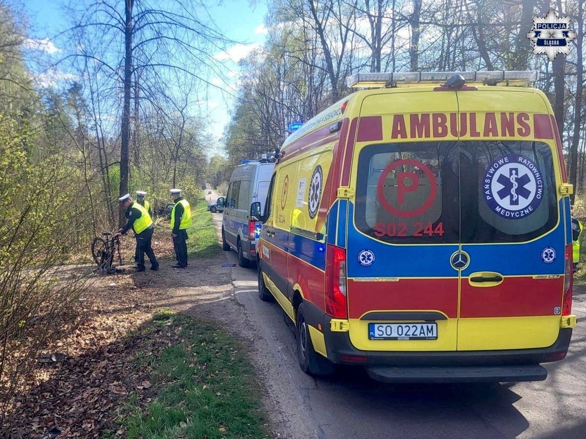 W zderzeniu z samochodem rowerzysta nie ma wielkich szans