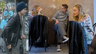 Maciej Zakościelny i Sara Janicka spotkali się na mieście. Tak pielęgnują koleżeńską relację (ZDJĘCIA)